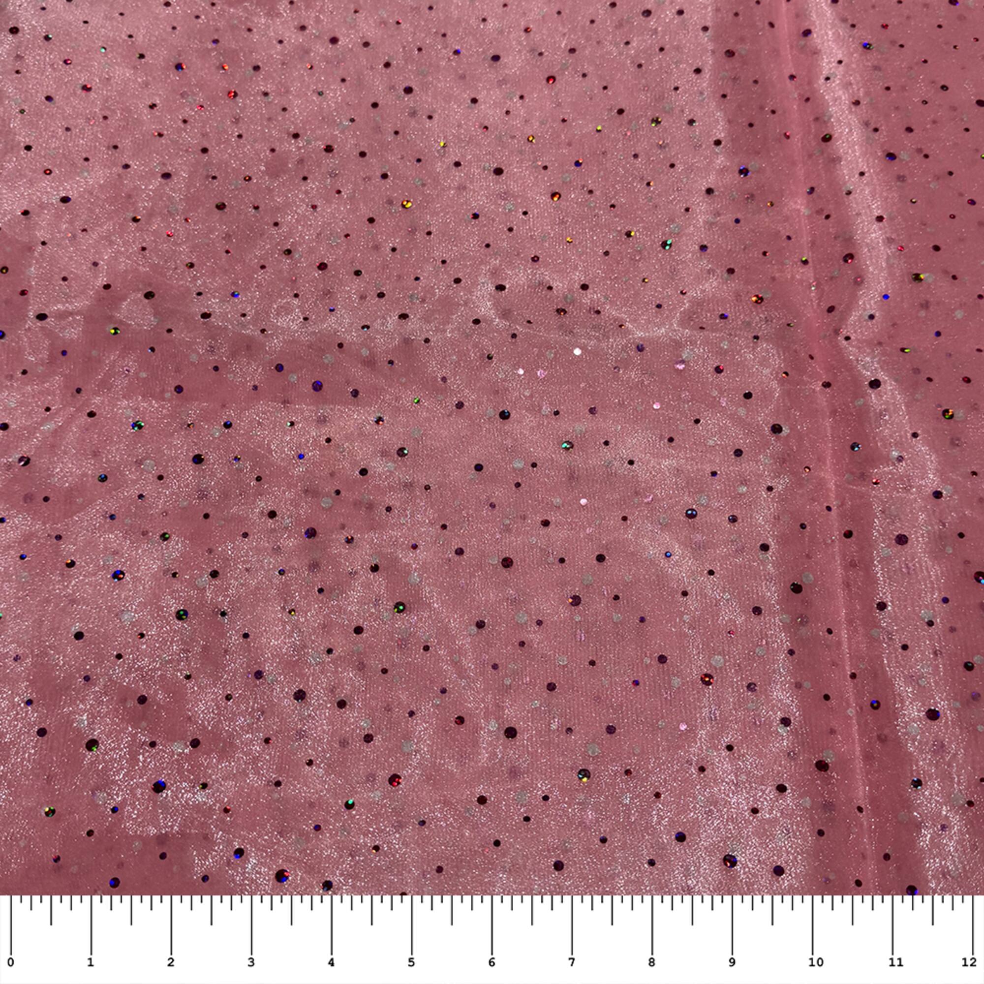 Feldman Light Pink Ducco Dots Organza